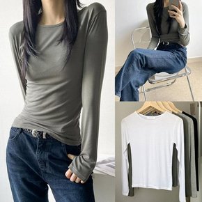 위쉬몰 NO 핑거홀스판긴팔티셔츠(V270H510) 빅사이즈