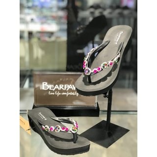 베어파우 [시흥점] 와이컨셉 베어파우 비즈 웨지 쪼리(K233102)