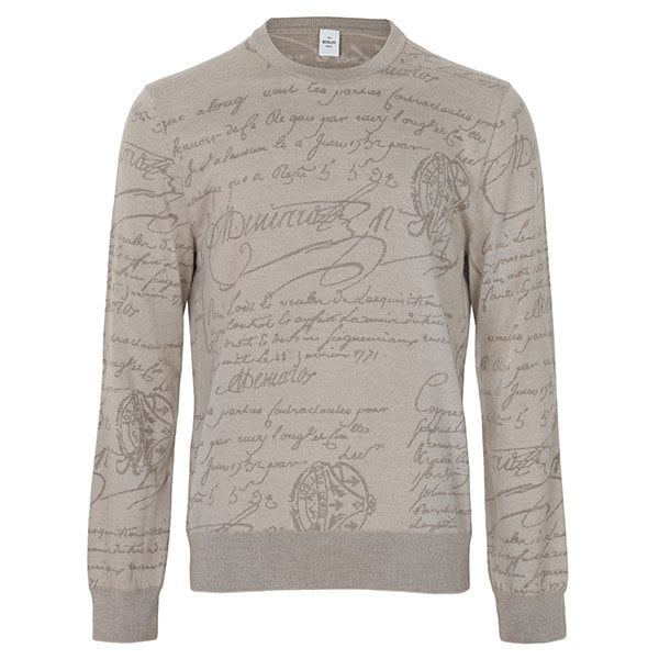 [부산점] 25FW 울리베이지 스크리토 울 캐시미어 크루넥 스웨터 R29KRL247001 D55