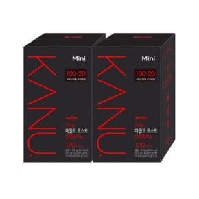 맥심 카누 미니 마일드 120T x 2개