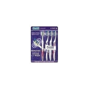 독일 오랄비 전동칫솔 Oral B 3D 화이트 Luxe 4 Pack Pulsar 배터리 Powe레드 Toothbrushes 미디