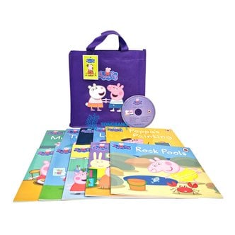 동방도서 (영어원서) Peppa Pig Purple Bag 10 Books Set (Paperback + CD, 영국판)