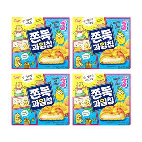 CW 청우 쫀득과일칩 215g x 4개/ 찰떡파이 찰떡쿠키 과일맛과자