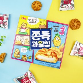 CW 청우 쫀득과일칩 215g x 4개/ 찰떡파이 찰떡쿠키 과일맛과자