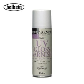 홀베인  수채화 보조제 UV 글로스 바니쉬 220ml