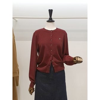 ZOOC [파주점] 쥬크 주크 로고장식 라운드 니트 가디건​ V262KSL944