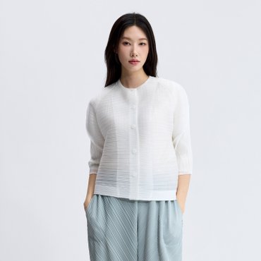 플리츠미 메탈 폴딩 벌룬 자켓_PPJKM025009