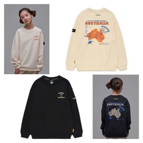 [남녀공용] 키즈 시즌 그래픽 맨투맨 K241USW080 (정상가 79,000원)