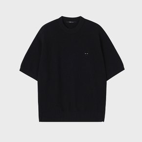 [파주점] 옴므 지제로 팬서 부클 하프 니트 SI3KT950BK