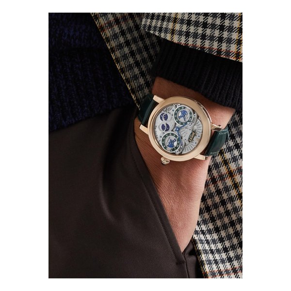 보베 리사이틀 27 리미티드 에디션 핸드 와인딩 46mm 시계 23471478576555598