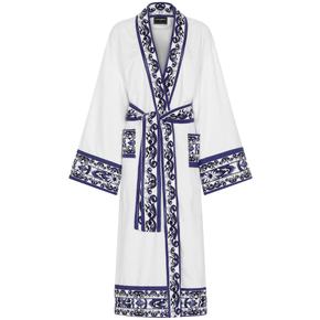 [해외배송] 돌체 앤 가바나 블루 MEDITERRANEO BATHROBE B0060321133