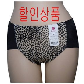 JPT1025비너스자스민 햄호피무늬 노라인 여성삼각팬티 검정90
