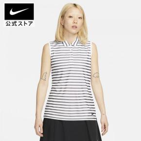 5831585 나이키 Dri-FIT 빅토리 여성 스트라이프 슬리브리스 골프 폴로 NIK CA3497368