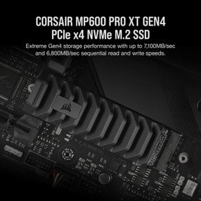 커세어 MP600 프로 XT 8TB Gen4 PCIe x4 NVMe M.2 SSD 고밀도 TLC 낸드 M.2 2280