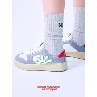 마르디 메크르디 레폼프 PUR LEATHER SNEAKERS_RED