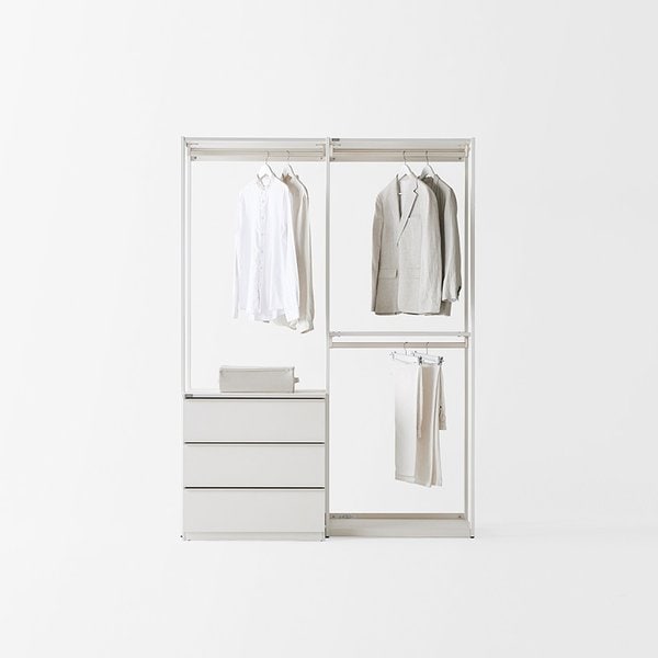 뉴로브 드레스룸 세트 156cm (컬러 택1)