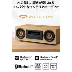 JVC 켄우드 Victor EX-DM10 미니컴포트 Bluetooth 우드콘 고해상도 재생  aptX HDaptX LL 대응