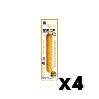  오뗄 화이트치즈소시지 즉석조리 70g x 4개