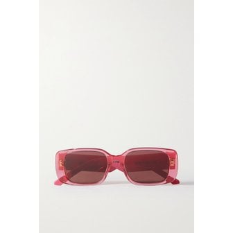 DIOR 디올 와일디올 S2u 직사각 프레임 아세테이트 선글라스 핑크 42247633208378453