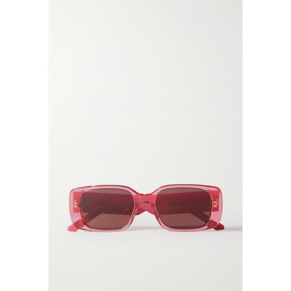 디올 와일디올 S2u 직사각 프레임 아세테이트 선글라스 핑크 42247633208378453