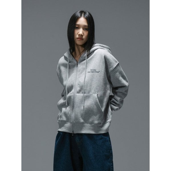 SIDE LOGO 투웨이 후드집업 - 3Color