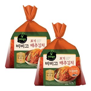 신세계라이브쇼핑 비비고/포기배추더풍부한맛3.3KG(2입)/냉장