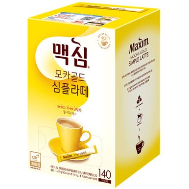 맥심 심플라떼 140T + 슈프림골드6T