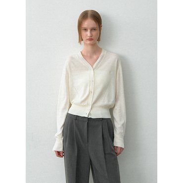 나인(Atelier Nain) (CD-2191)ESSENTIAL WOOLCY KNIT CARDIGAN