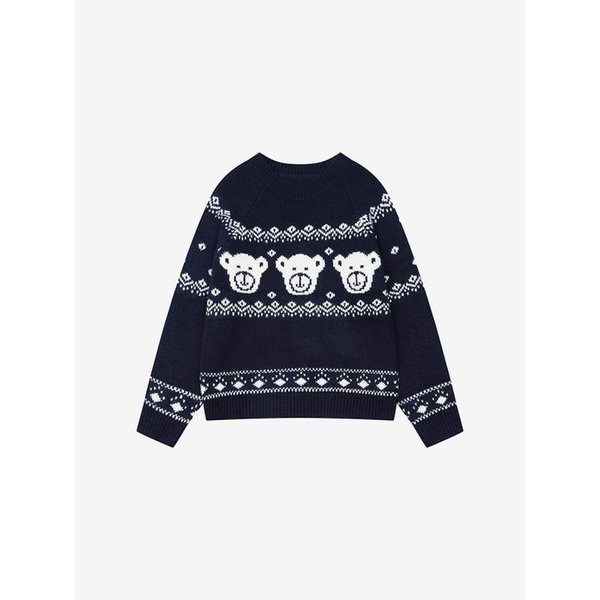 테디베어 노르딕 자가드 니트 풀오버 (TLUCY2945)