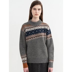 FOX RACCON KNIT (M/GREY)