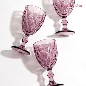 고블렛 와인잔 360ml 2P 세트 (퍼플) 감성 홈카페 유리컵 글라스