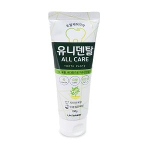 유니덴탈 올케어 치약 100g / 타르색소 파라벤 없는 시린이예방 치약