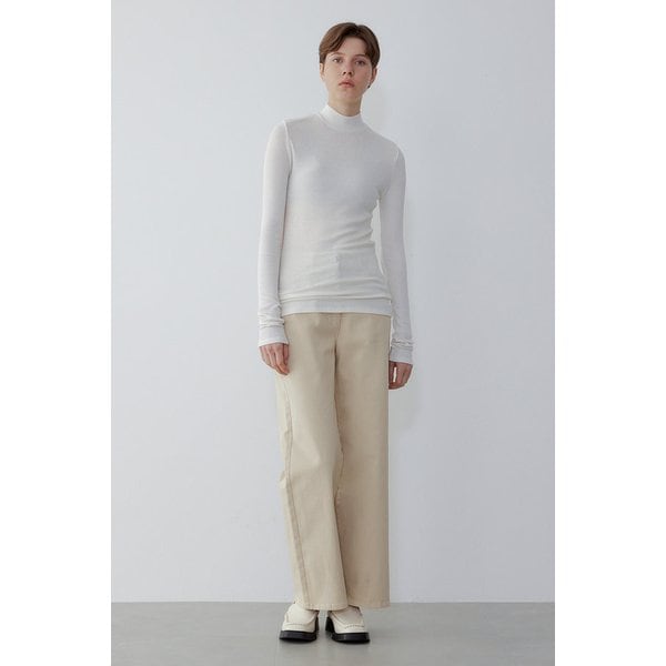 하이넥 롱 슬리브 티셔츠 IA15440910106