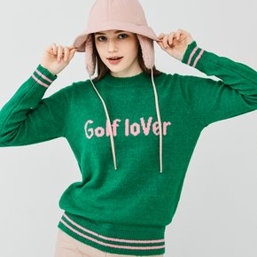 골프러버 배색 스웨터 GREEN