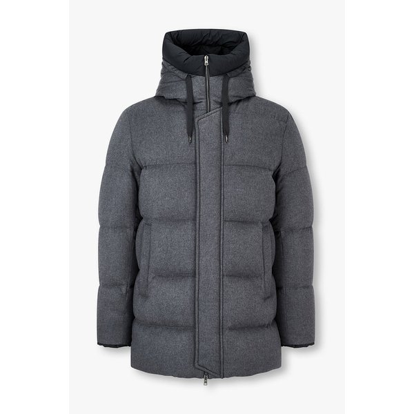 남성 캐시미어 블렌드 다운 패딩 코트 4615302003000