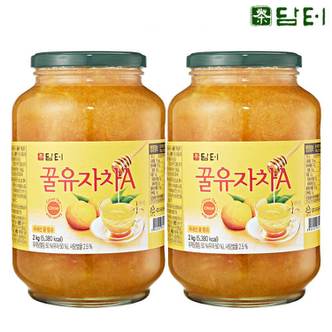 담터 꿀유자차A 2kg x 2개