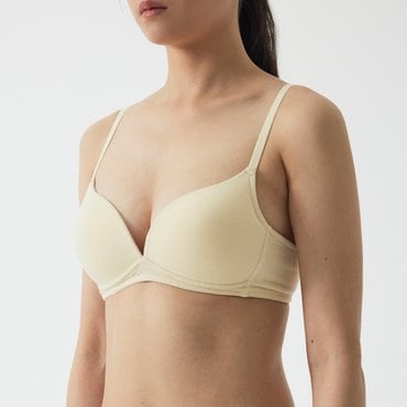 JAJU 여 720도 스트레치 코튼 몰드 브라(옐로우)J40N901002