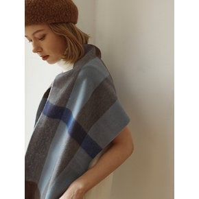 Britian check wool muffler (6color)