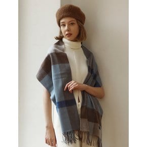 Britian check wool muffler (6color)