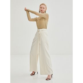 Classic Wide Wool Pants - Ivory