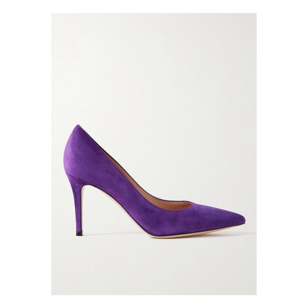 지안비토 스웨이드 펌프스 85mm 다크 퍼플 46376663162901467
