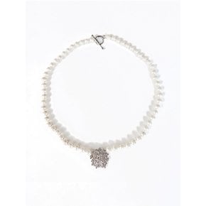 Blossom Pendent Freshwater Pearl Necklace