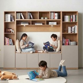 칸트 2600 풀세트 월플렉스 TV장 책장 거실장(상부오픈형)