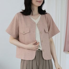 네츄럴 노카라 자켓 NJK104