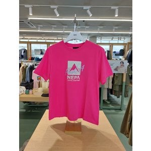 네파 [여주점] 여성 세미 크롭 그래픽 반팔 티셔츠 (레귤러핏) 7K45374H02