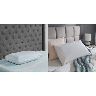  미국 템퍼 베개 TEMPUR Breeze Cooling ProHi 필로우 Queen and TempurPedic TEMPUR클라우드 듀