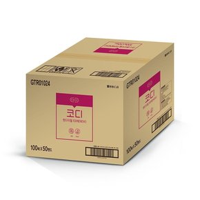 쌍용씨앤비 코디 핸드타월 2겹 100매 NEW 50입