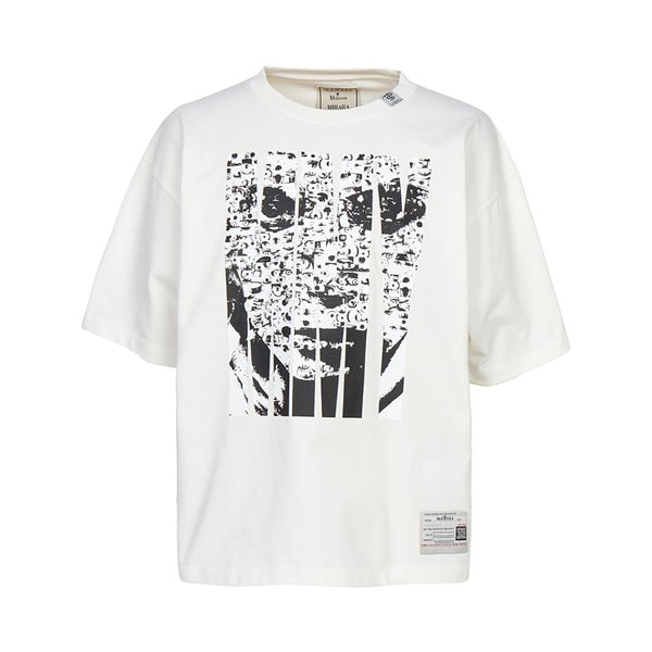 [부산점] 메종미하라야스히로 X MASSES 남성 반팔티셔츠  C15TS042 WHITE