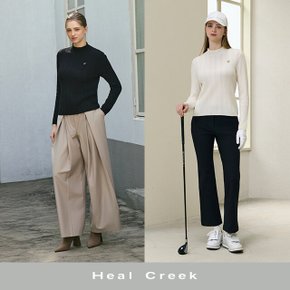 힐크릭 여성 라이트웨이트 모크넥 2종