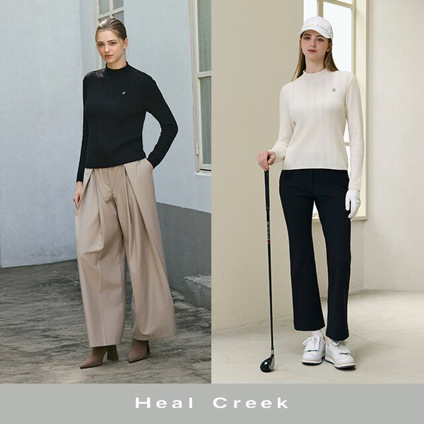 힐크릭 여성 라이트웨이트 모크넥 2종